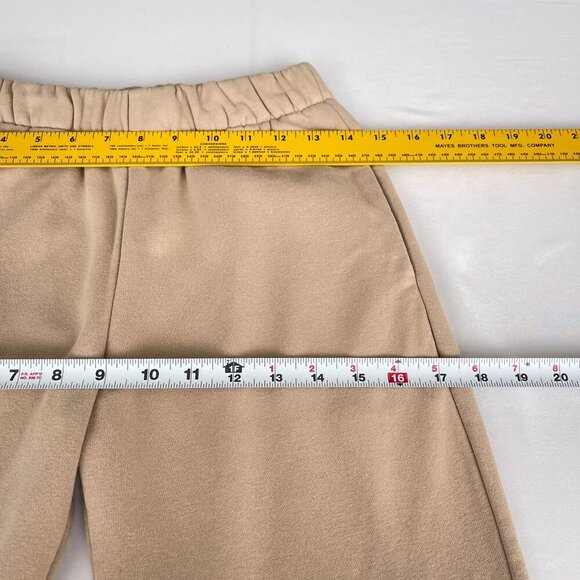 Divided‎ by H&M Beige Fleece Lined Joggers Sweatpants Elastic Waist Women XS - Picture 5 of 9